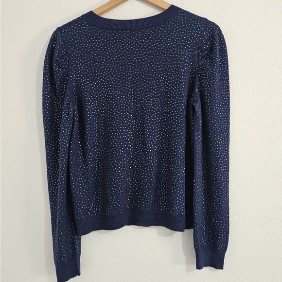 Alice + Olivia - Rhinestone Sweater Angora/Wool/Cashmere Cozycore Maximalist - Picture 4 of 9